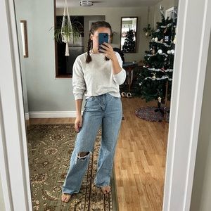 Wide leg jean